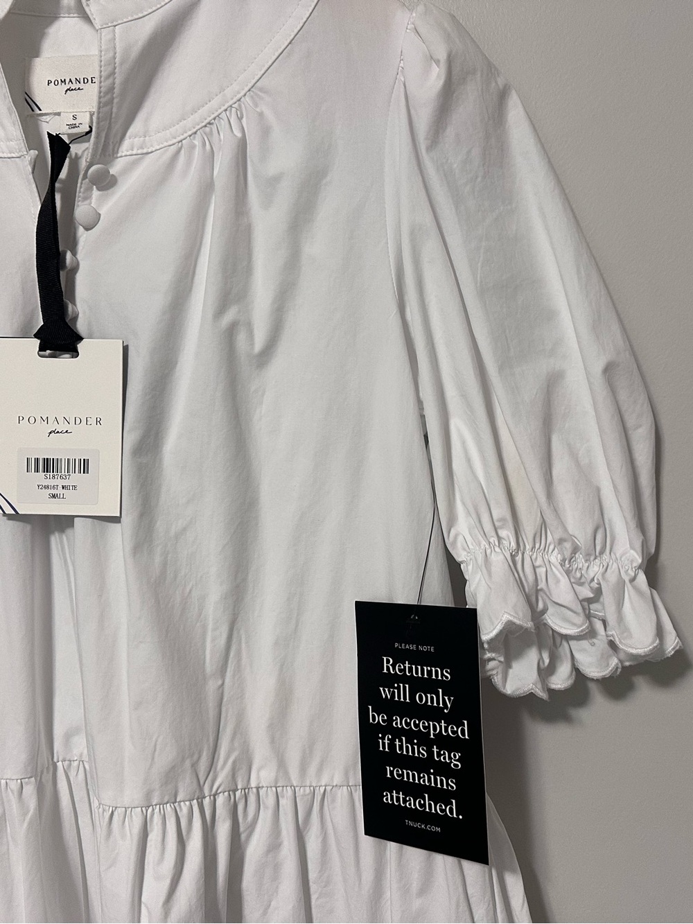 POMANDER PLACE White Selena Mini Dress - Picture 4 of 7